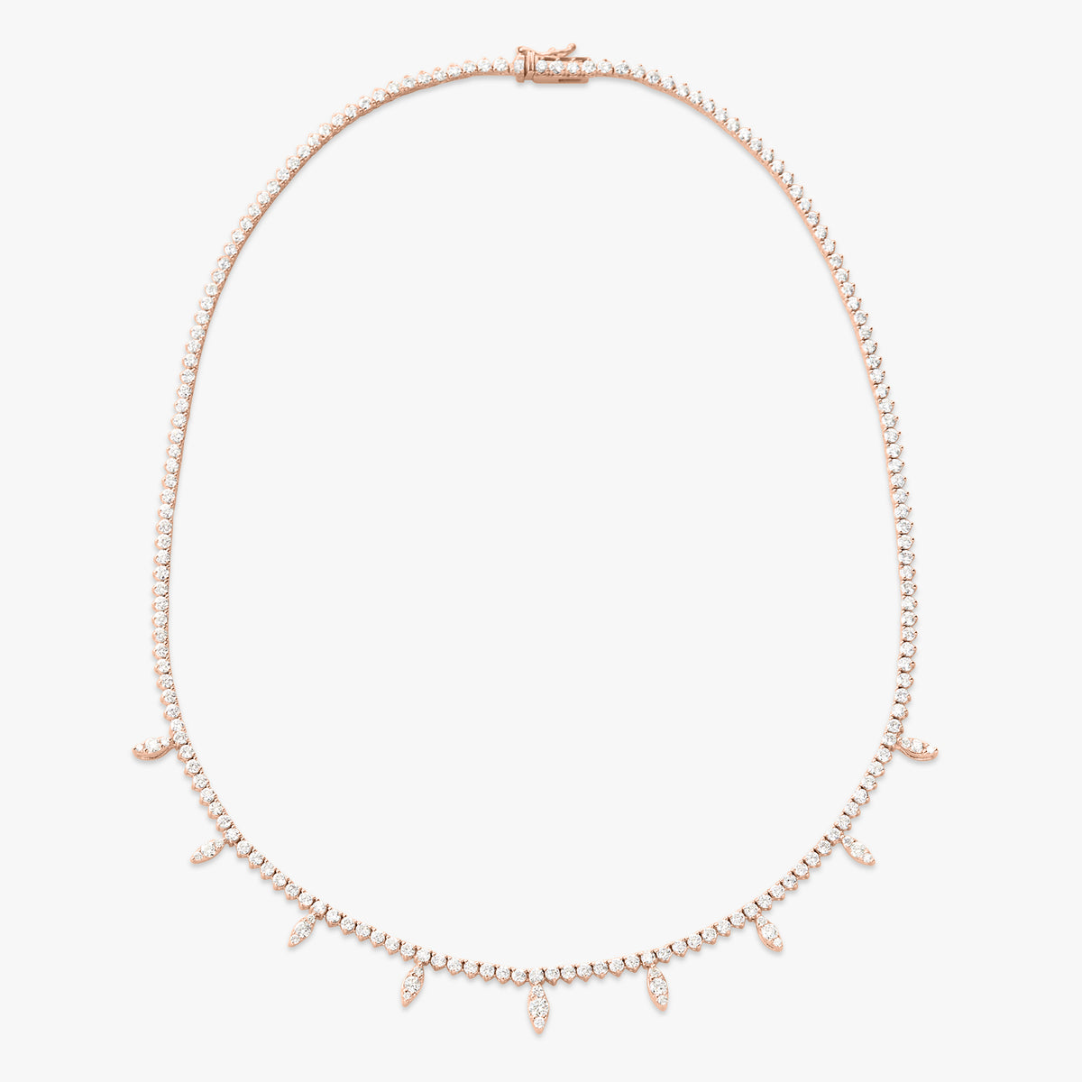 Jori Marquise Illusion Diamond Necklace 7.23 ctw