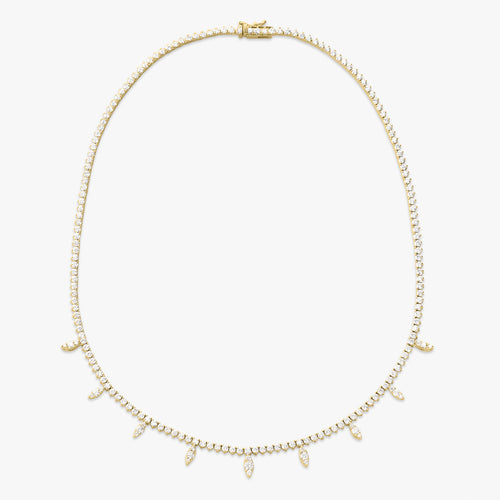 Jori Marquise Illusion Diamond Necklace 7.23 ctw