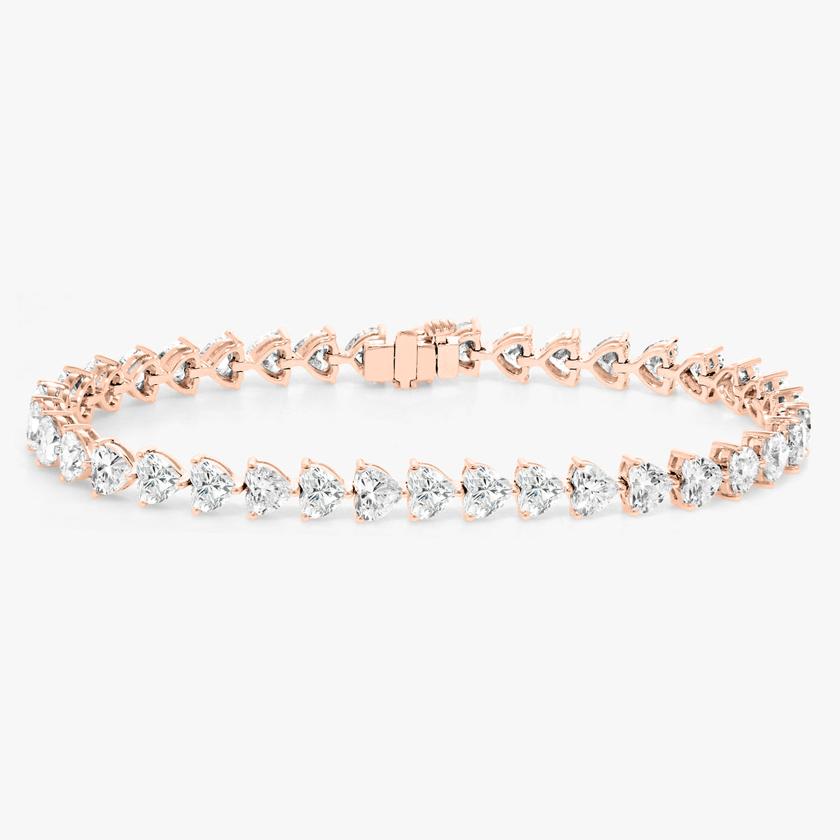 Mayfair Diamond Heart Tennis Bracelet 12.15 ctw