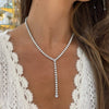 Mayfair Diamond Heart Lariat Necklace 29 ctw