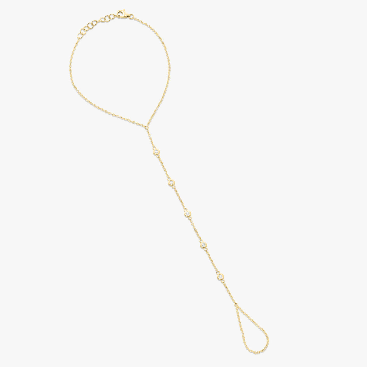 Melville Diamonds By The Yard Hand Chain Bracelet