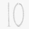 Midi Charlie Cloud® Double Sided Eternity Diamond Hoop Earrings 6.89 ctw