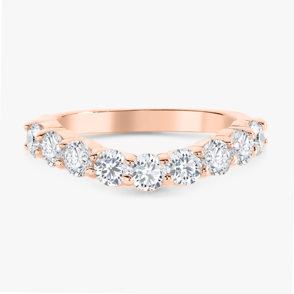 The Midi Georgie Band (Curved) 1.12 ctw