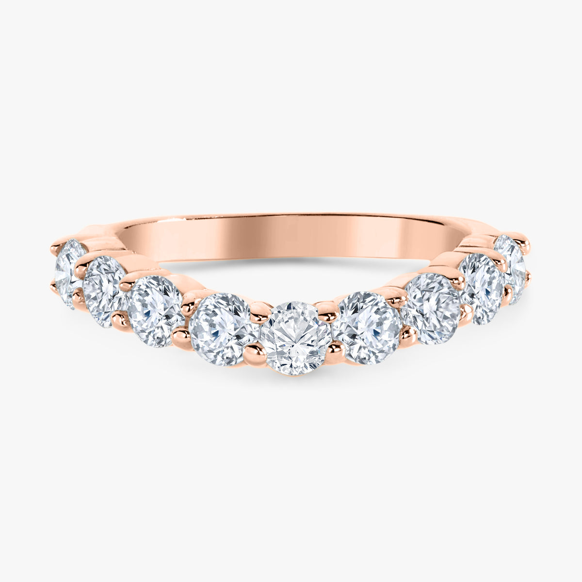 The Midi Georgie Band (Curved) 1.12 ctw