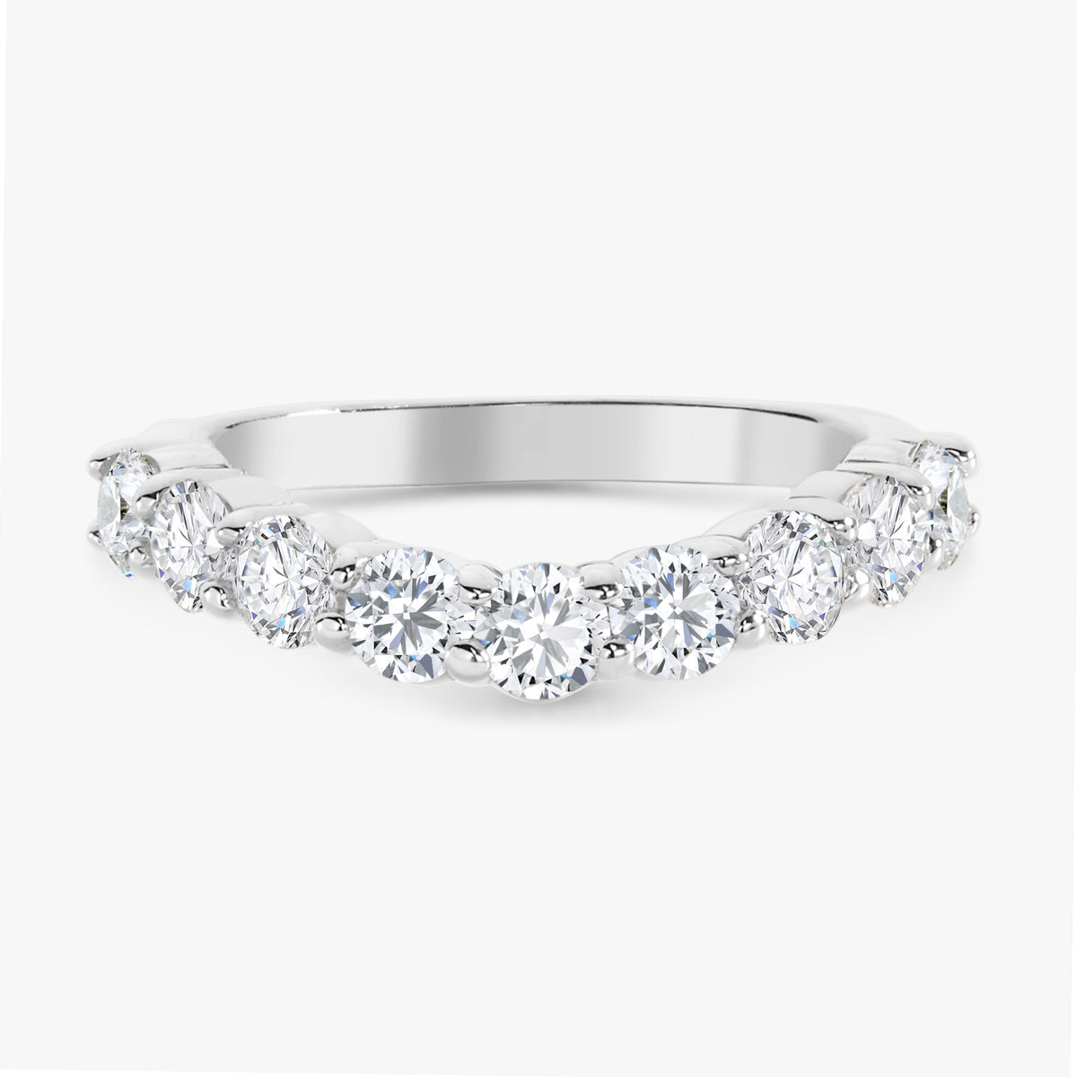 The Midi Georgie Band (Curved) 1.12 ctw