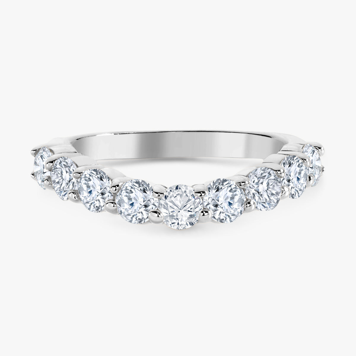 The Midi Georgie Band (Curved) 1.12 ctw