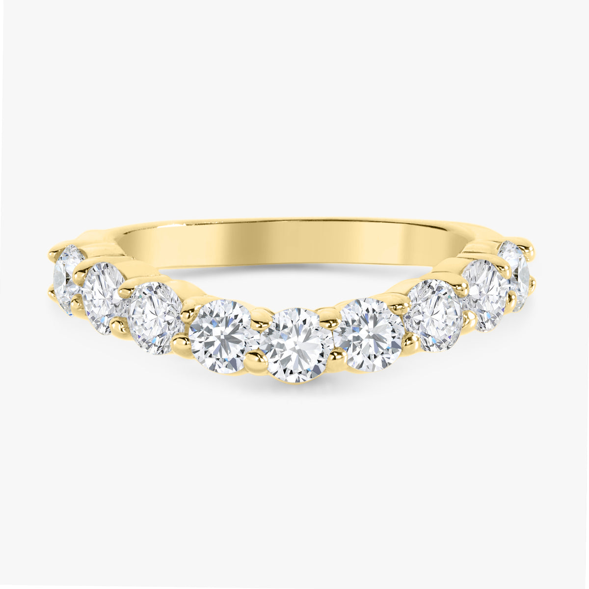 The Midi Georgie Band (Curved) 1.12 ctw