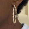 Midi Charlie Cloud® Double Sided Eternity Diamond Hoop