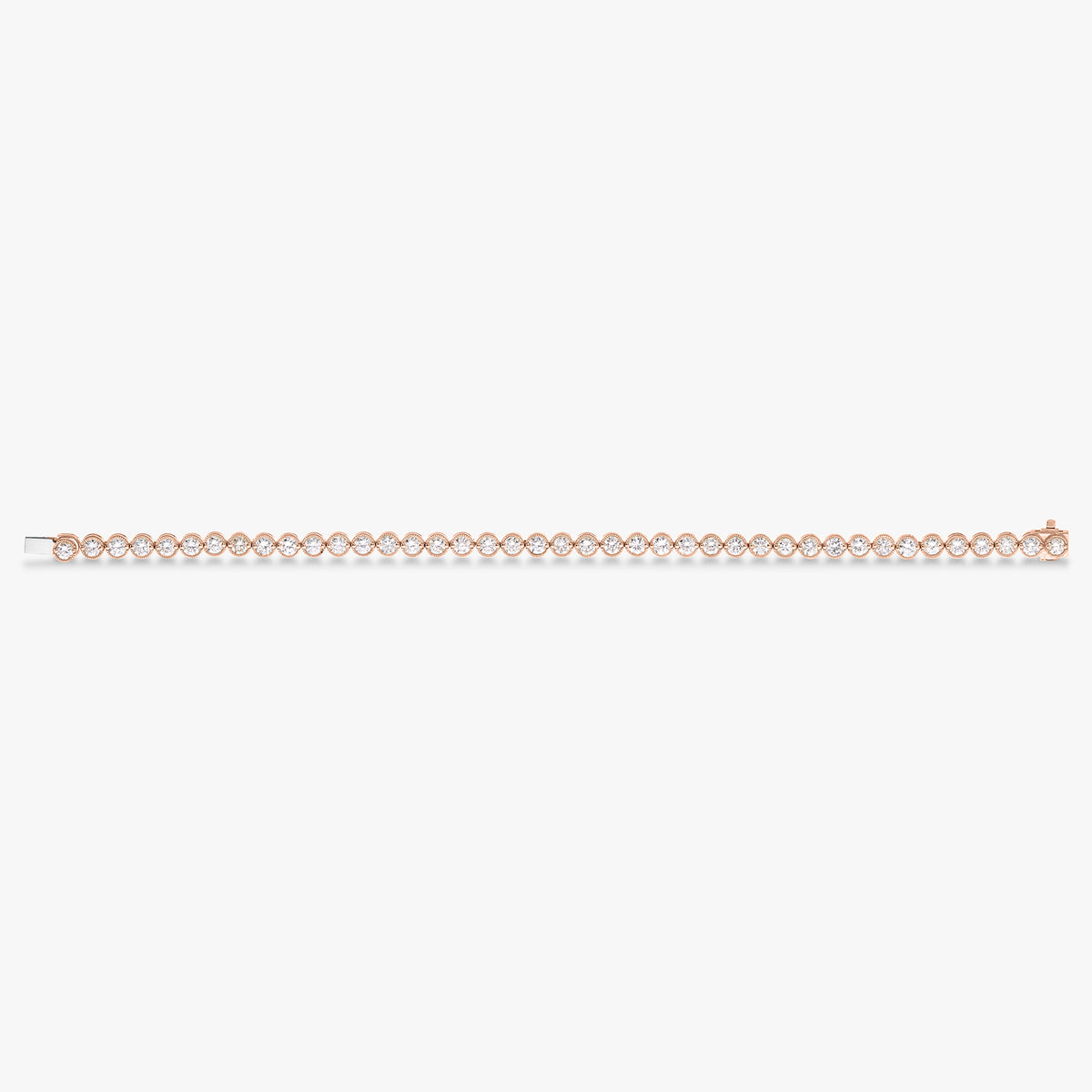 Milgrain Tennis Bracelet 5 ctw