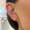 Mini Bezel Birthstone Stud Earrings