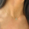Mini Charlie Cloud® Floating Star of David Diamond Necklace 0.12 ctw
