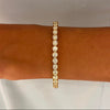 Mini round bezel bangle