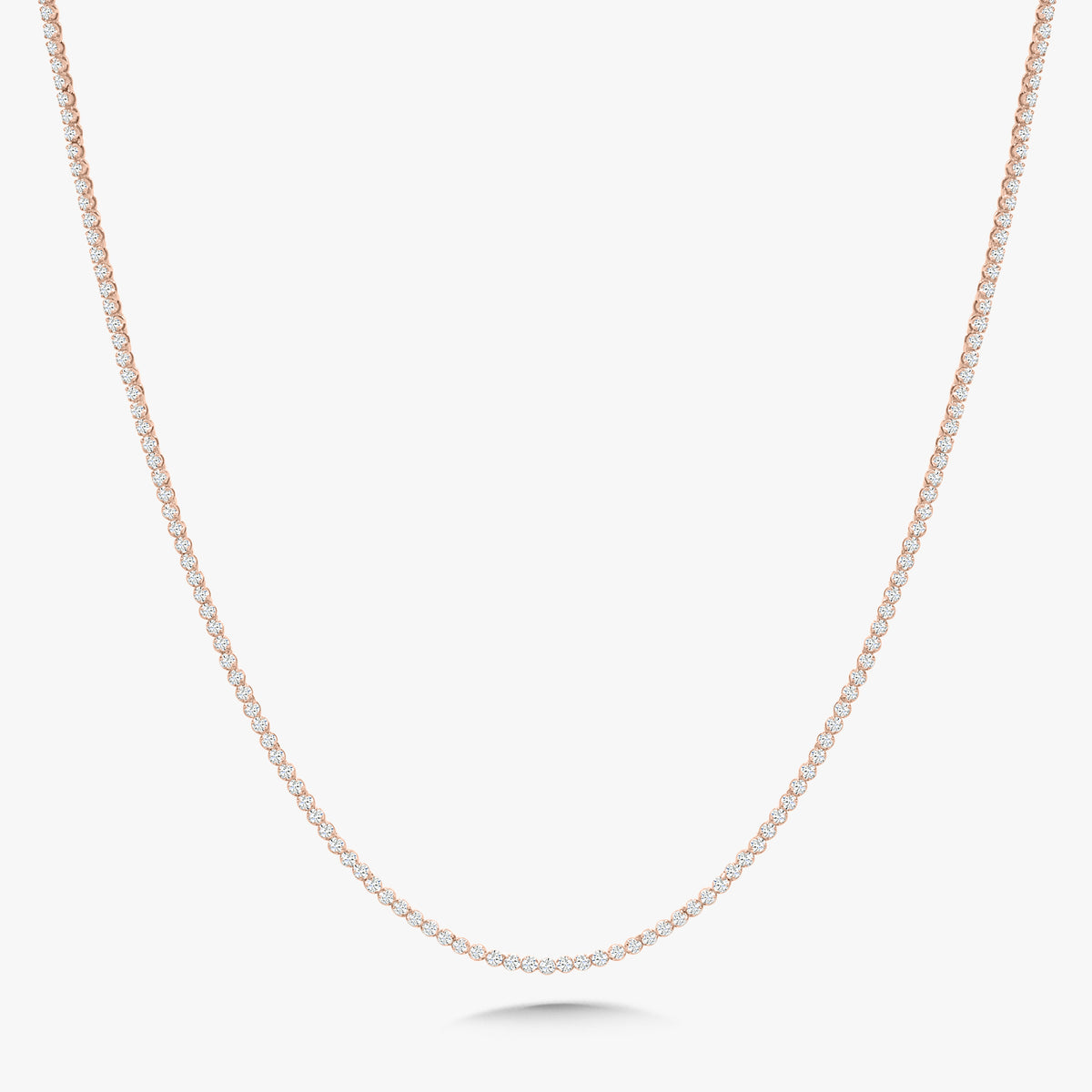 Buttercup Scalloped Diamond Tennis Necklaces