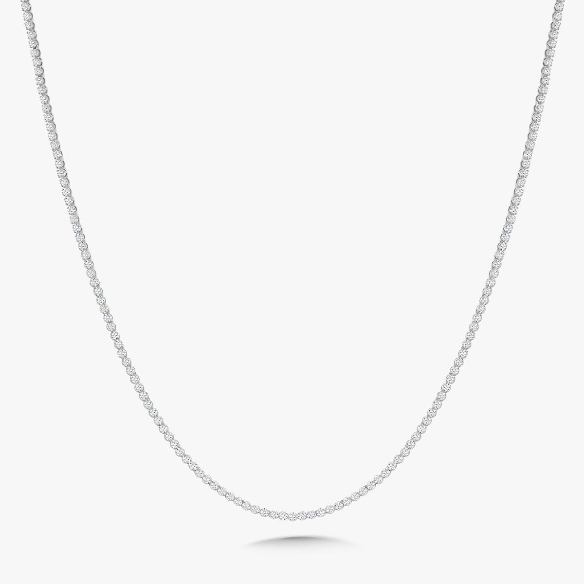 Buttercup Scalloped Diamond Tennis Necklaces