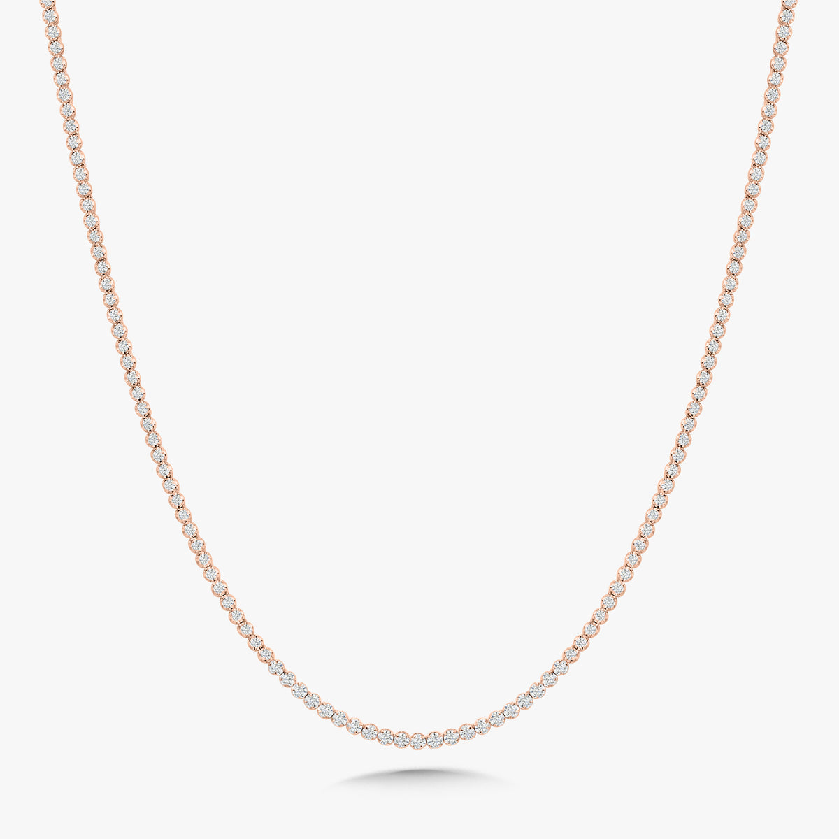 Buttercup Scalloped Diamond Tennis Necklaces