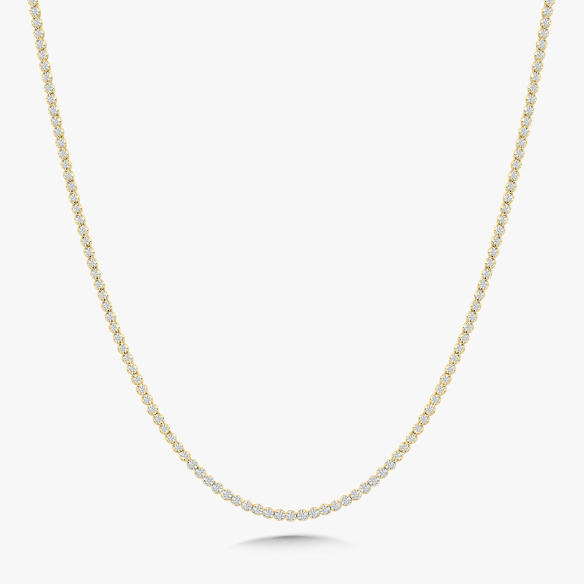 Buttercup Scalloped Diamond Tennis Necklaces