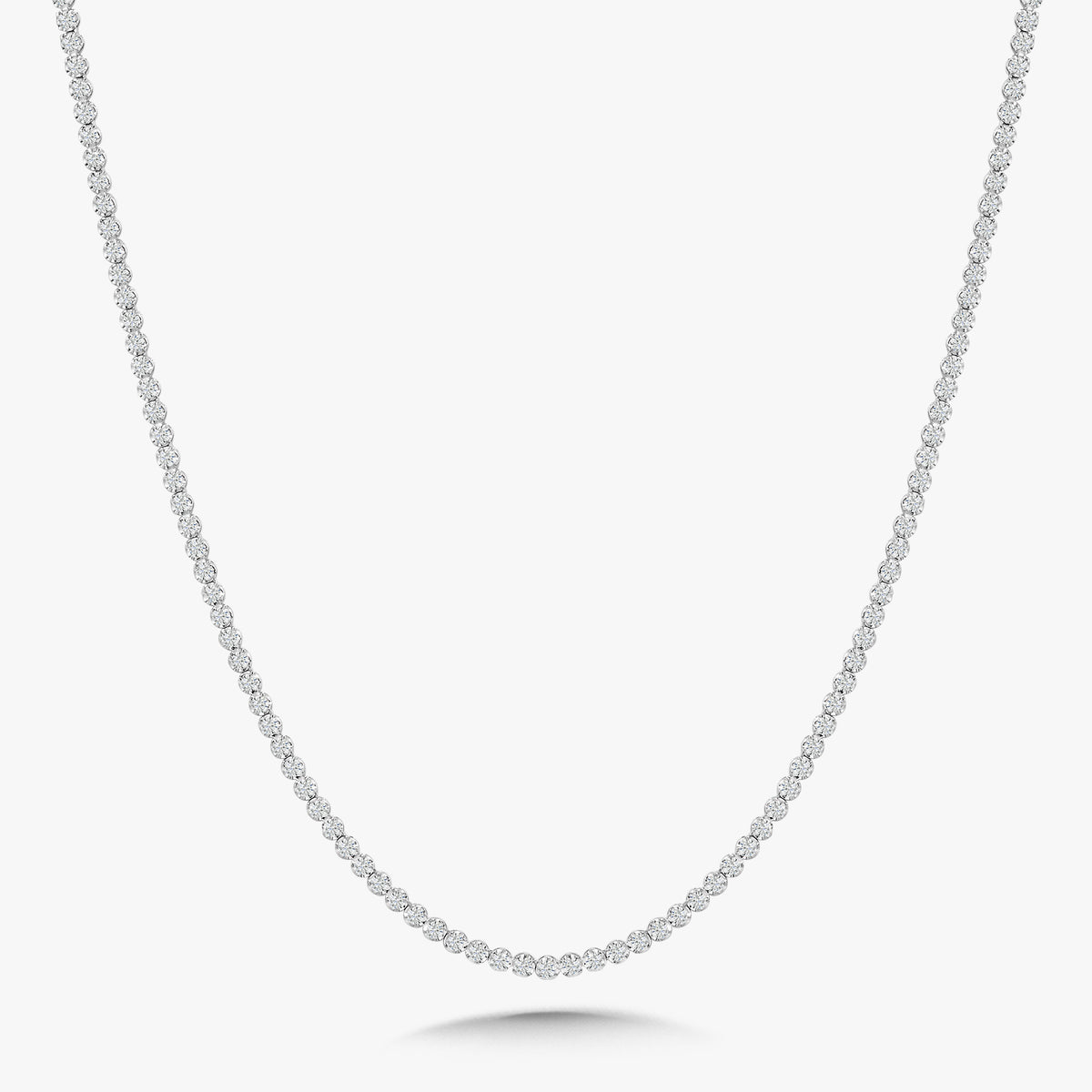 Buttercup Scalloped Diamond Tennis Necklaces