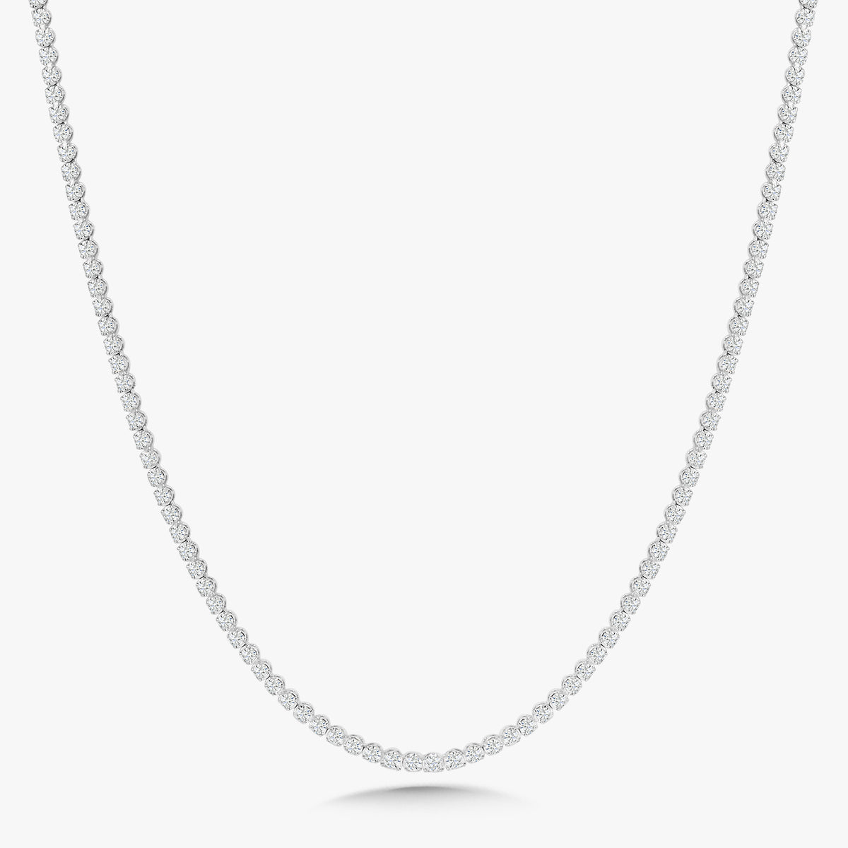 Buttercup Scalloped Diamond Tennis Necklaces