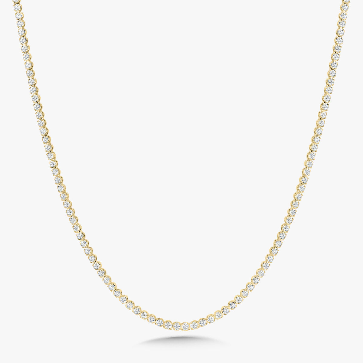 Buttercup Scalloped Diamond Tennis Necklaces