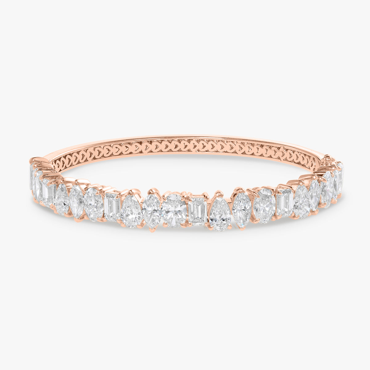 Nealie Multi Mixed Shape Diamond Bangle 10.80 ctw