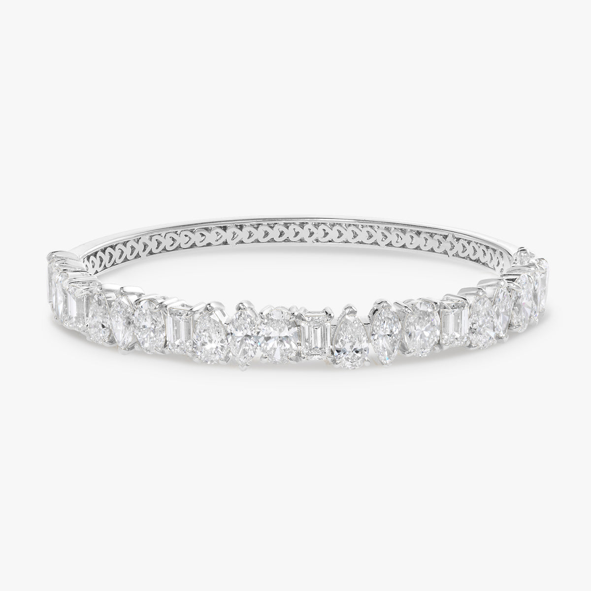 Nealie Multi Mixed Shape Diamond Bangle 10.80 ctw