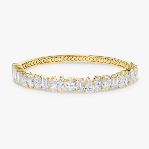Nealie Multi Mixed Shape Diamond Bangle 10.80 ctw