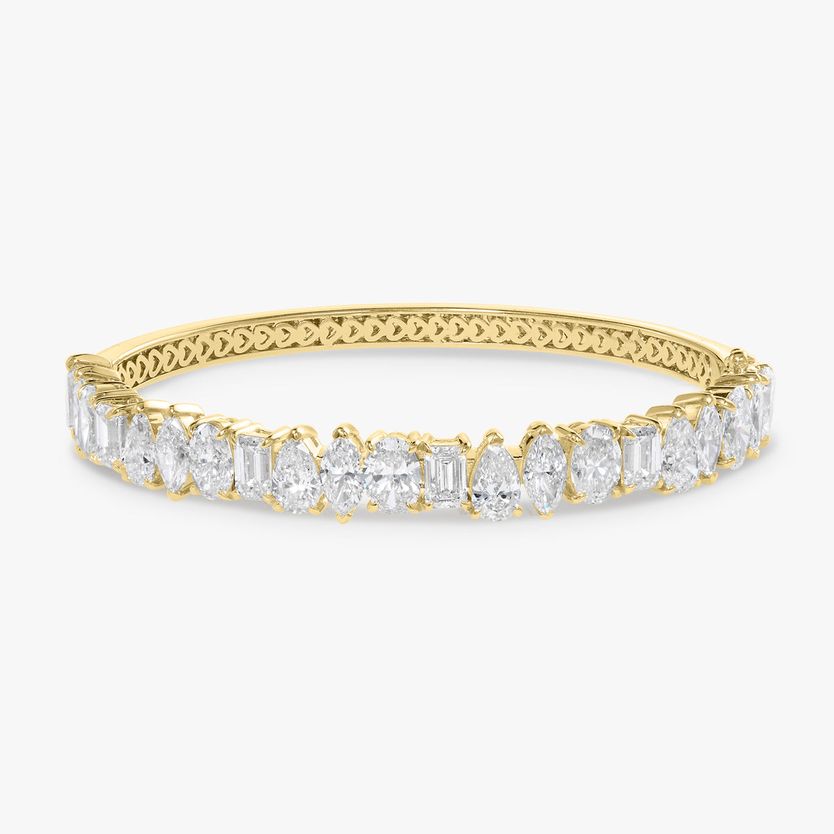 Nealie Multi Mixed Shape Diamond Bangle 10.80 ctw