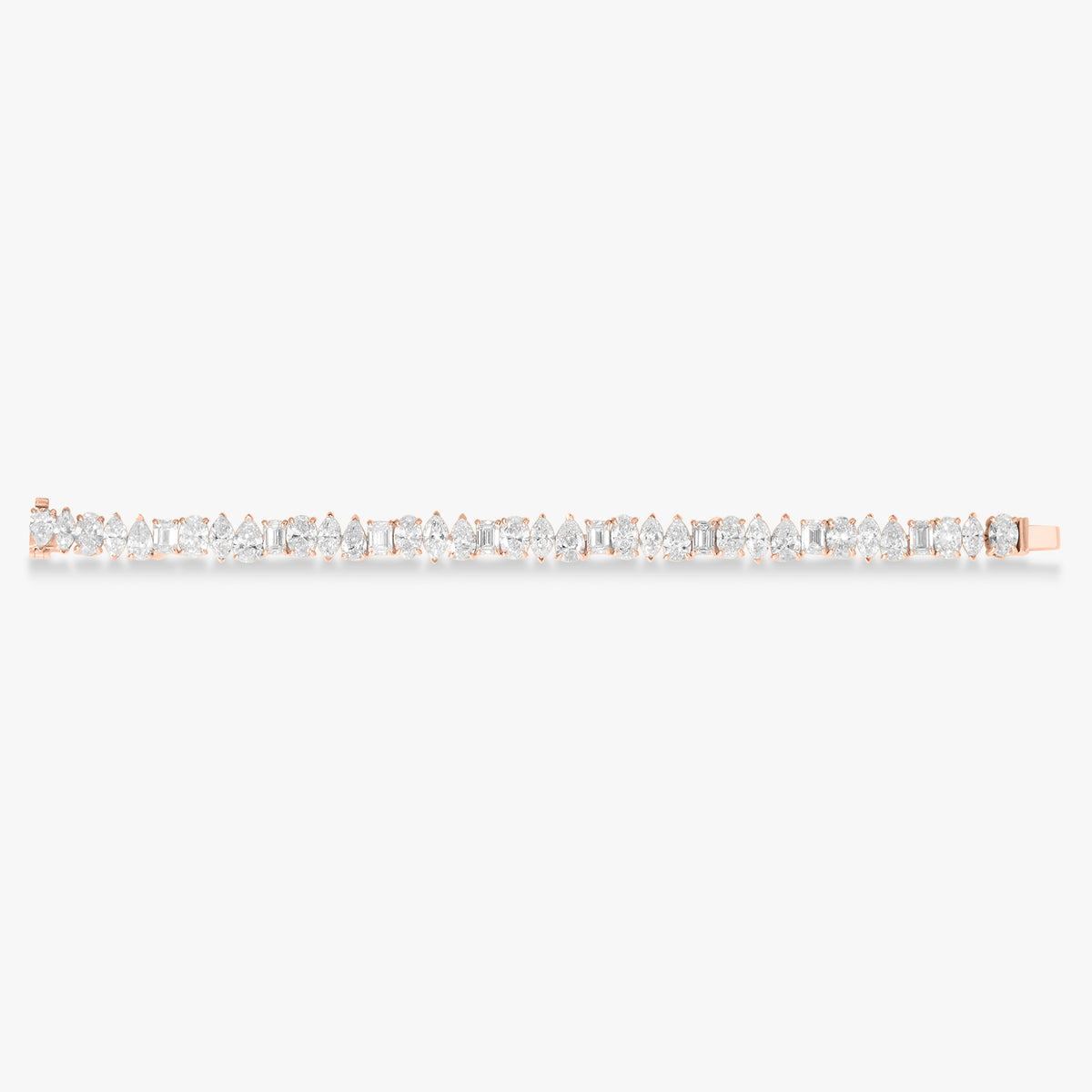 Nealie Multi Mixed Shape Diamond Tennis Bracelet 19.96 ctw