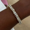 Nealie Multi Mixed Shape Diamond bangle