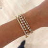 Nikita Studded Pave Diamond Bangle Bracelet, The Charlie Cloud® Multi-Way Floating Diamond Tennis Bracelet & Choker Necklace 12.24 ctw