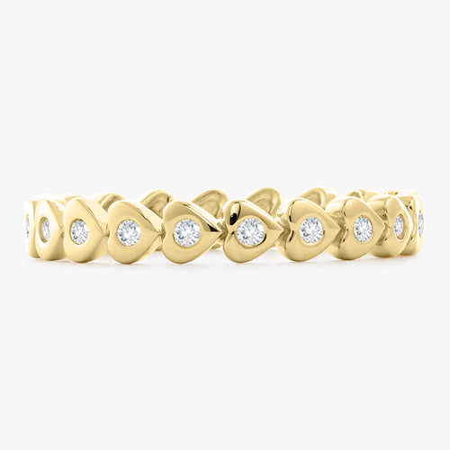 "One and Only" Diamond Eternity Heart Ring