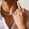 Ophelia Baguette Butterfly Ring