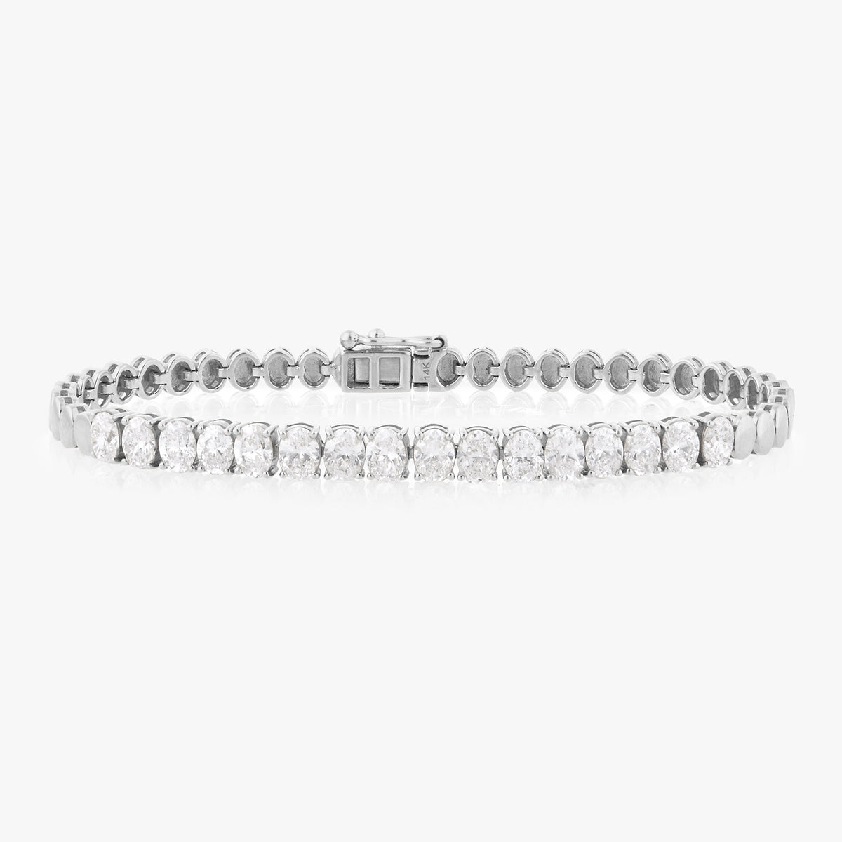 Orella Oval Diamond Tennis Bracelet 3.84 ctw