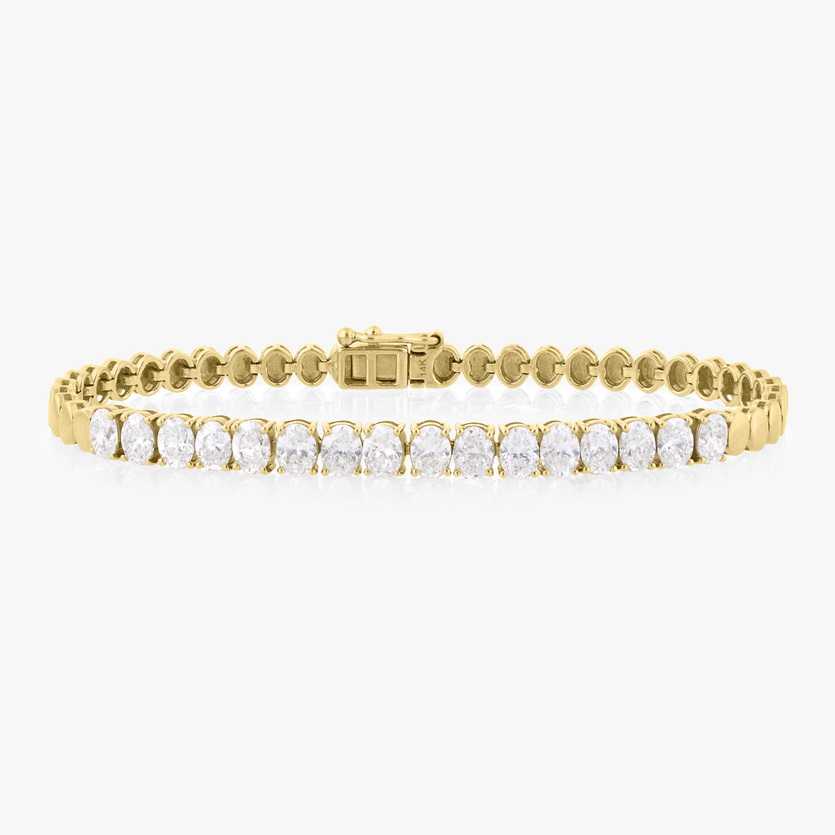 Orella Oval Diamond Tennis Bracelet 3.84 ctw