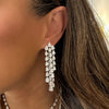Pear Diamond Dangle Stud Earrings 22.92 ctw