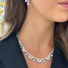 Pear & Oval Diamond Tennis Necklace