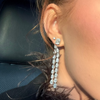 Pear diamond dangle backs