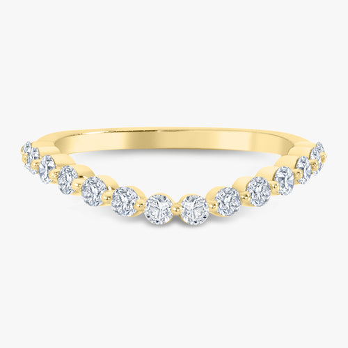 The Posie Charlie Cloud® Band (Curved) 0.5 ctw