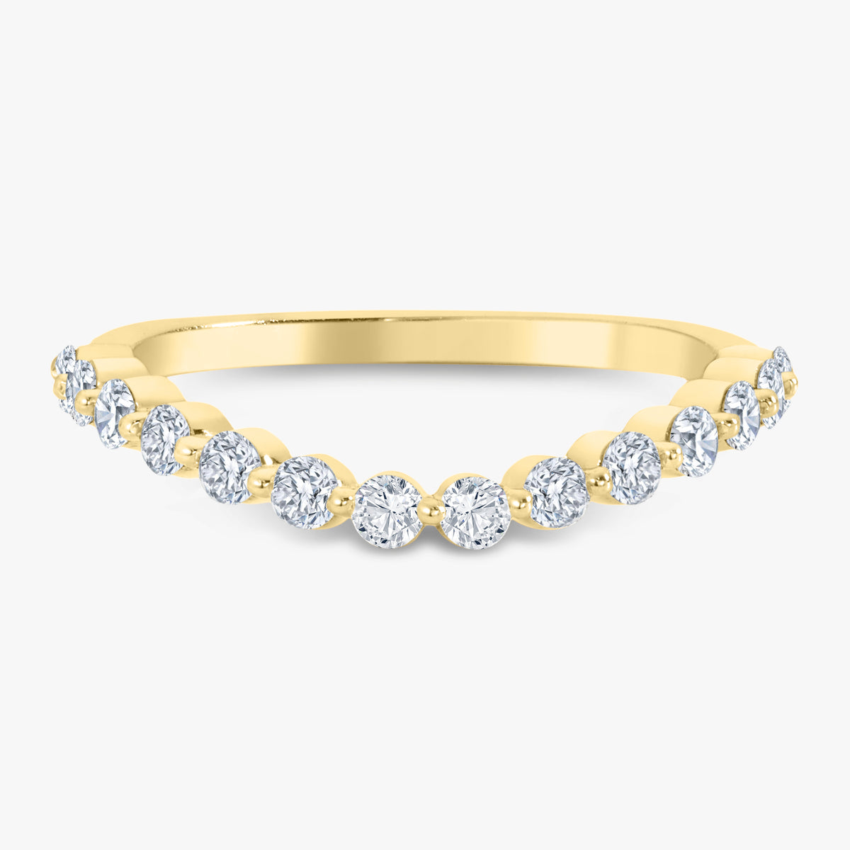 The Posie Charlie Cloud® Band (Curved) 0.5 ctw