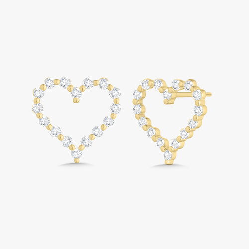 Little Posie Charlie Cloud® Diamond Heart Earrings