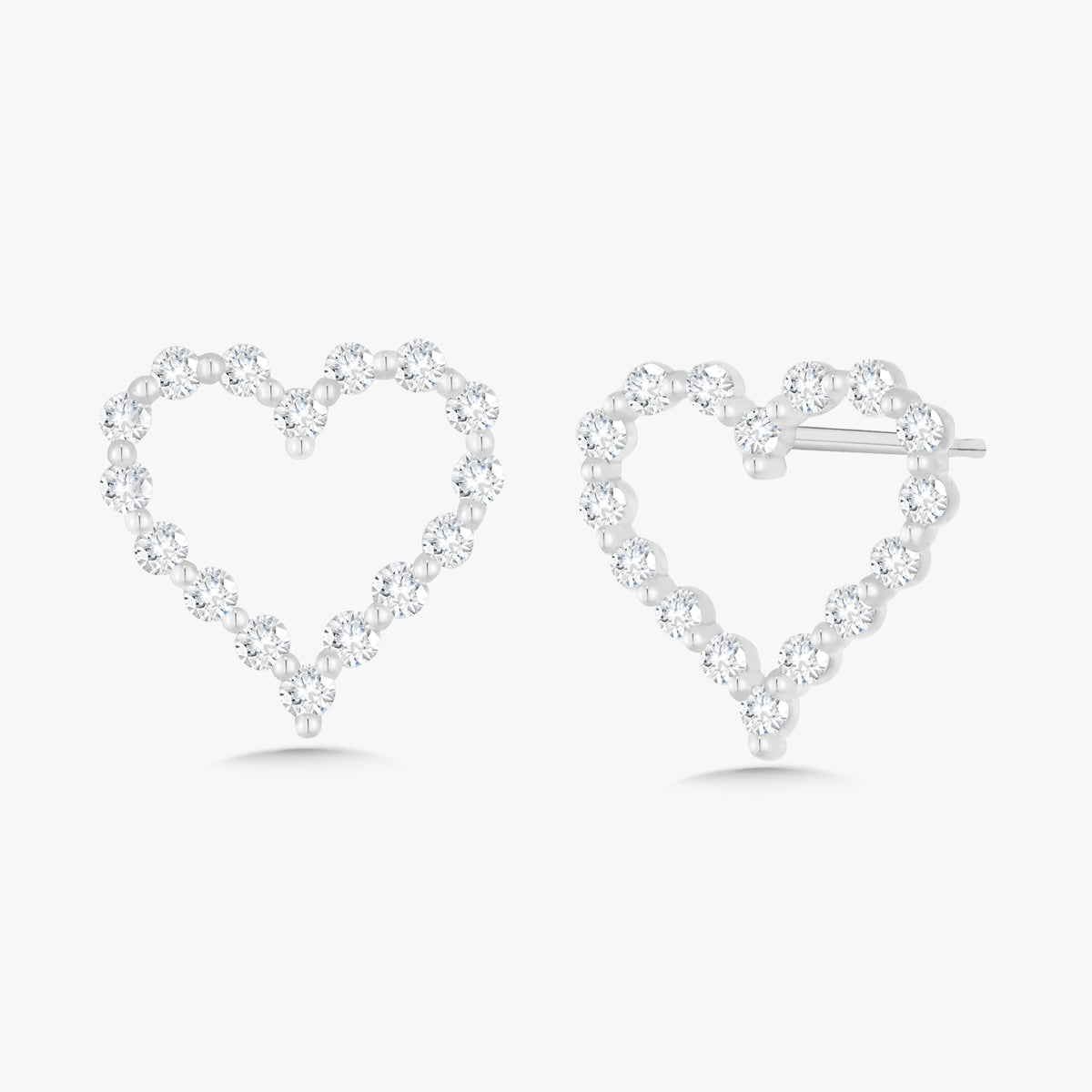 Little Posie Charlie Cloud® Diamond Heart Earrings