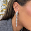 Princess Bride Diamond Two-Way Flower Drop Earrings 4.78 ctw