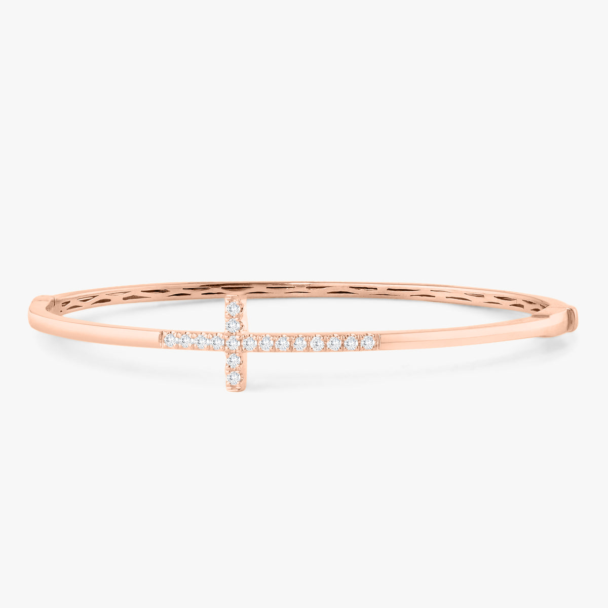 Proverbs Diamond Cross Bangle