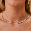 Pruitt Multi Mixed Shape Diamond Tennis Necklace