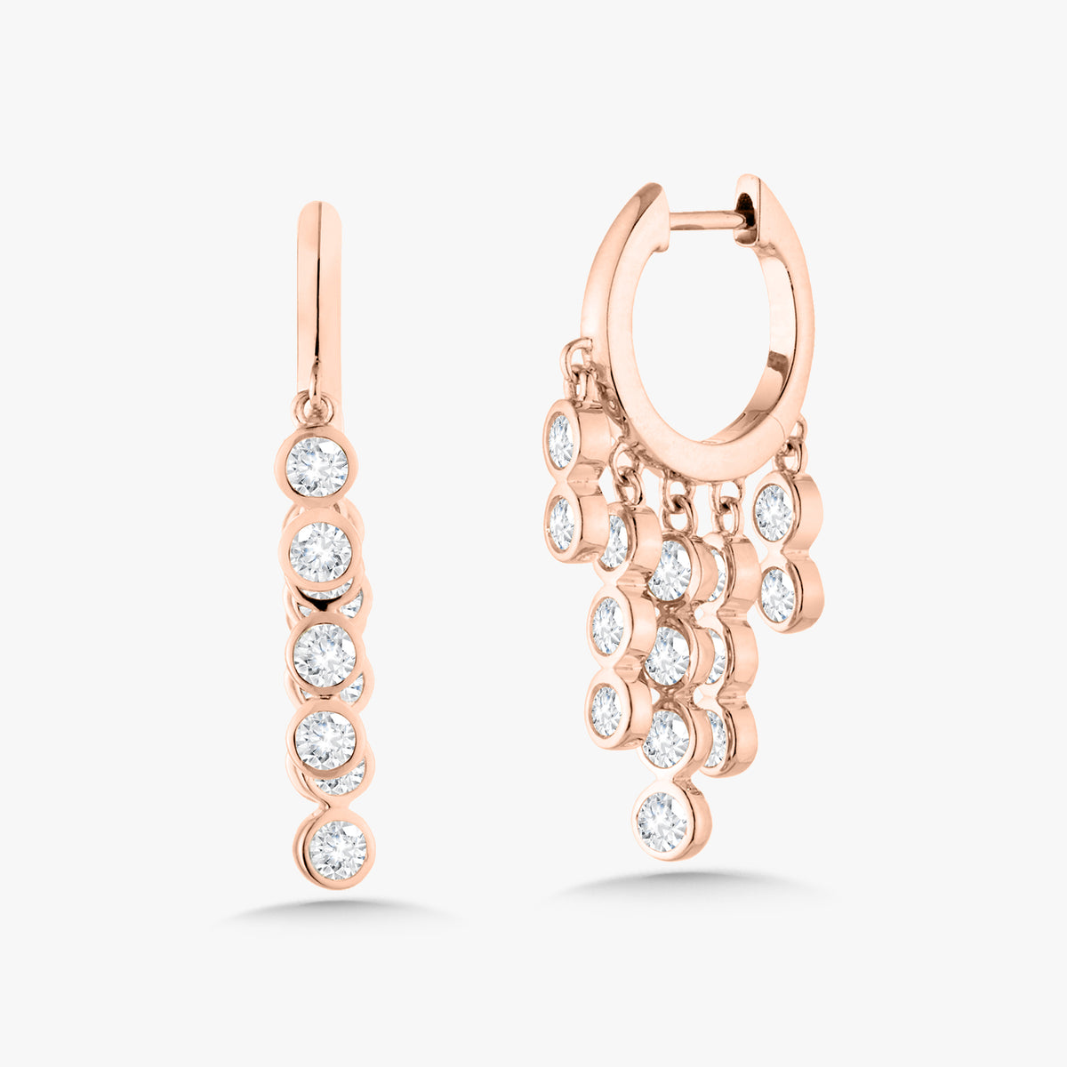 Romy Dangle Drop Hoops ctw – RWFJ1