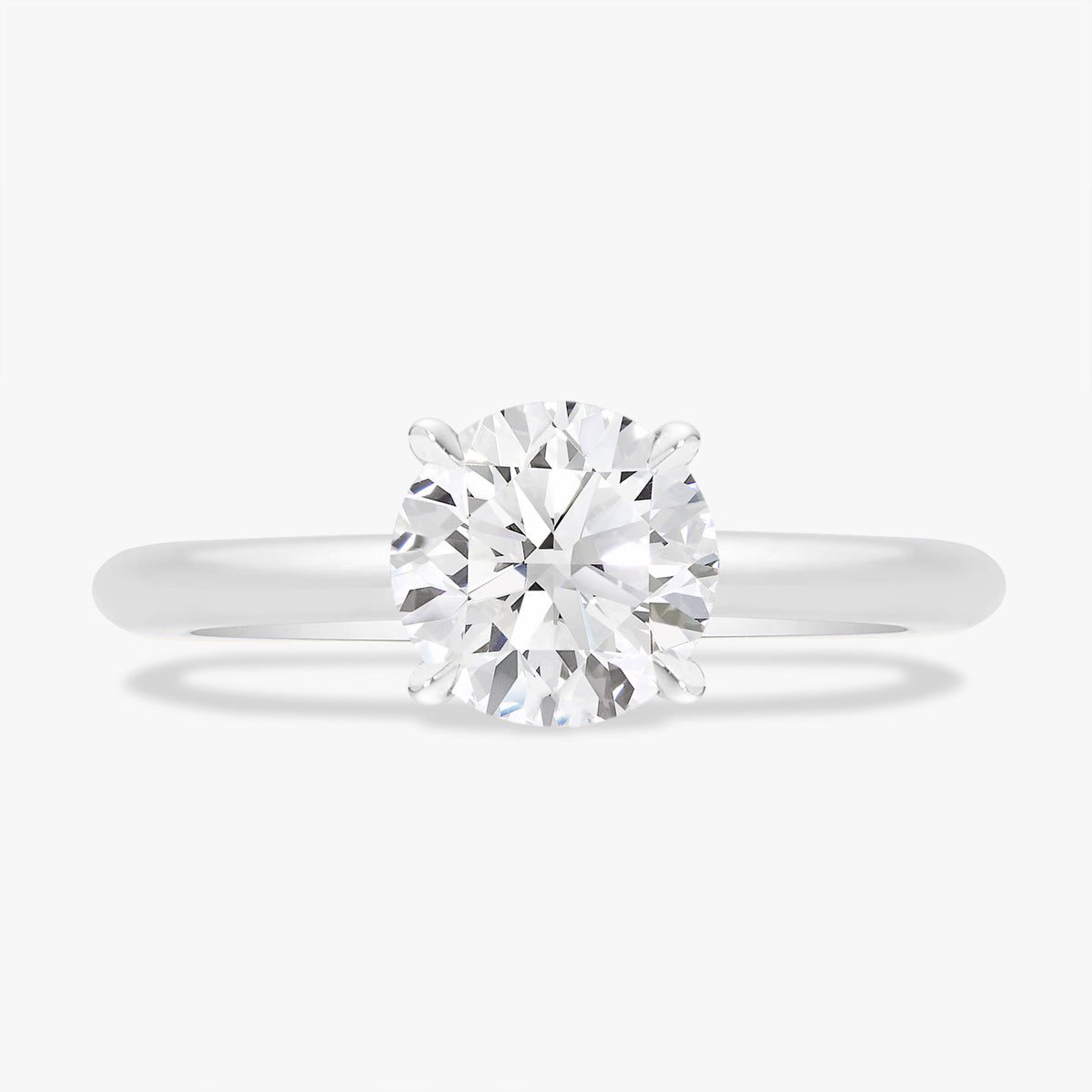 1.01ct Natural Round Brilliant Diamond in a Solitaire