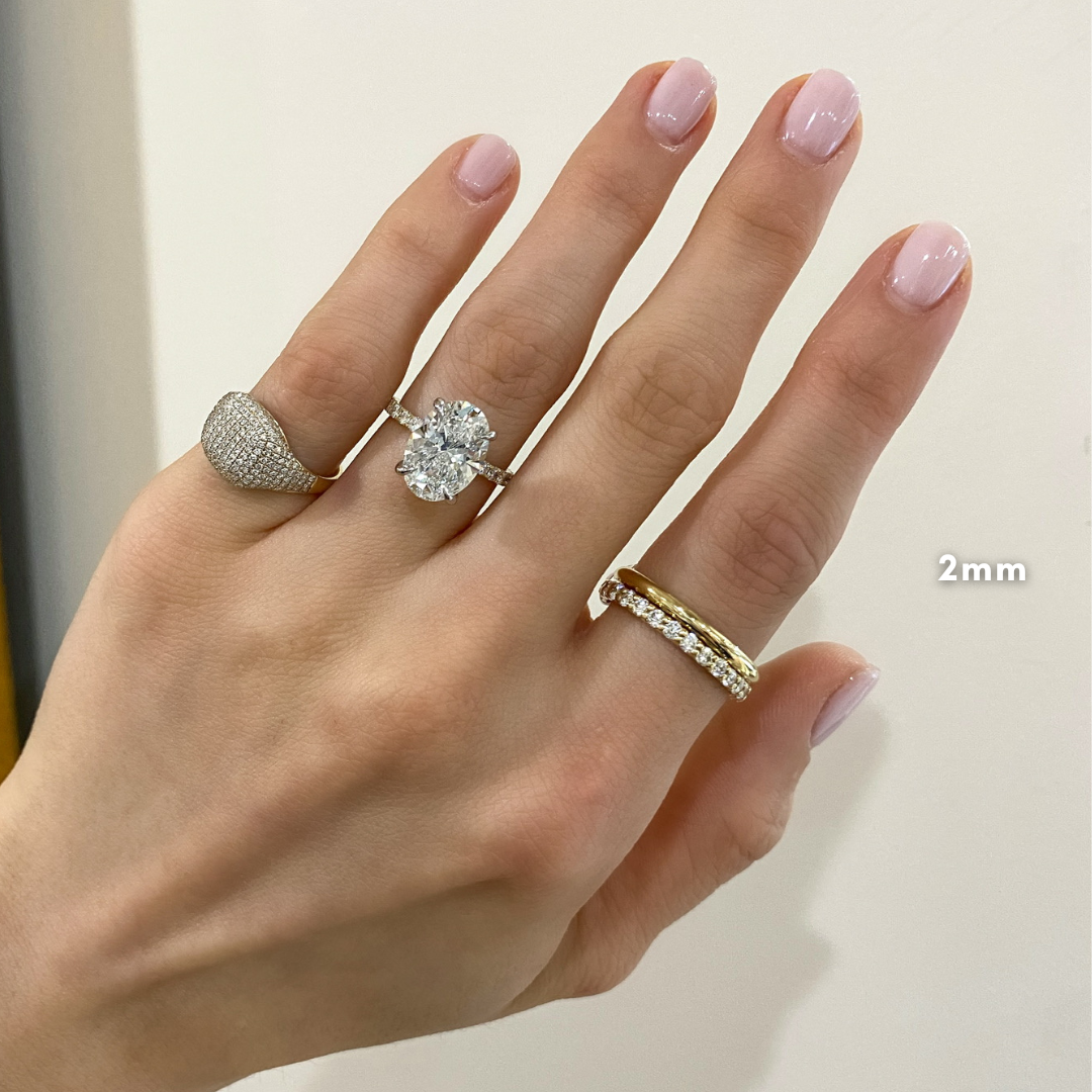 Ring Stack Spacer Wedding ring spacer 60 photos - Vianawedding.com