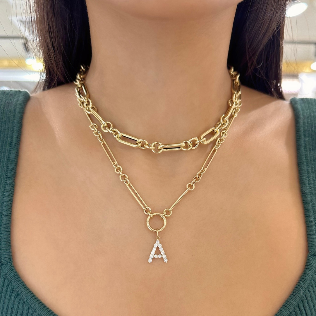 Best of Both Large Rounded Paperclip Chain – RW Fine Jewelry