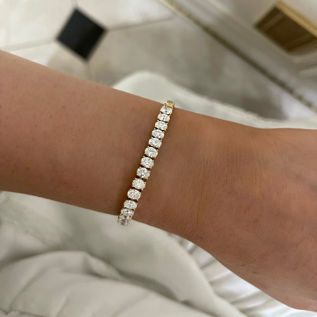 Orella Oval Diamond Tennis Bracelet ctw – RWFJ1