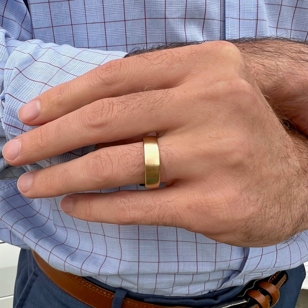 Satin Finish Comfort-Fit Wedding Band – RWFJ